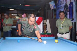 Cari Bibit Atlet Biliar, Danrem 101/Antasari Resmi Buka 9 Ball Open Handicap Tournament 2023