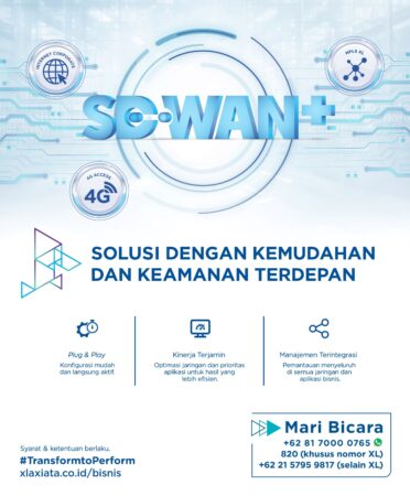 XL Axiata Terus Kembangkan Solusi SD-WAN+ untuk Pelanggan Korporat