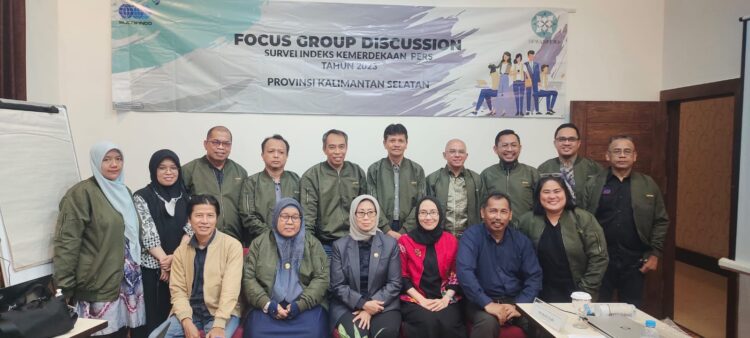 SMSI Kalsel Berpartisipasi dalam FGD Indeks Kemerdekaan Pers 2023 di Kalsel bersama Dewan Pers dan Sucofindo