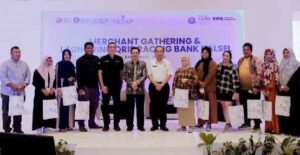 Bank Kalsel Kolaborasi BI Gelar Merchant Gathering dan Launching QRIS Racing