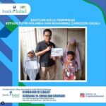 UPZ Bank Kalsel Salurkan Bantuan Dana Pendidikan Pada Putri Holanda dan Muhammad Zainuddin Gazali