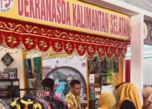 BI dan Bank Kalsel Dukung, Produk Kerajinan IKM Kalsel di Expo Dekranas di Medan