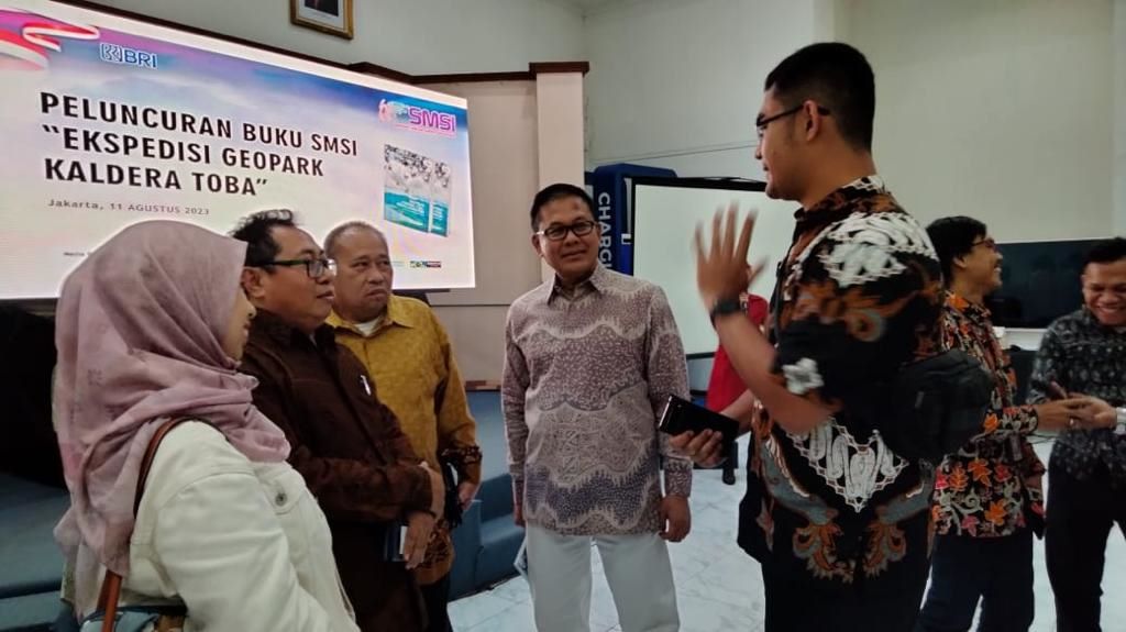 Buku Ekspedisi Kaldera Toba SMSI Diluncurkan di Jakarta