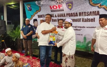 Kebahagiaan Bersama Anak Yatim Piatu, IMI – IOF Kalsel Gelar Buka Bersama