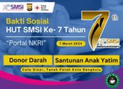 HUT ke-7 SMSI, Serentak Gelar Bakti Sosial Donor Darah