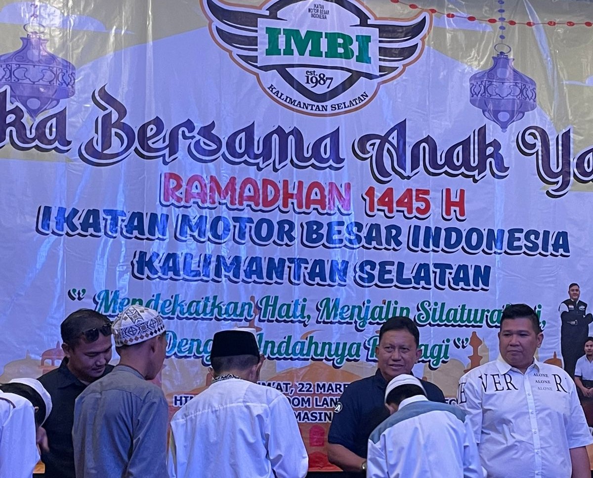 Ikatan Motor Besar Indonesia Kalimantan Selatan Buka Puasa Bersama Anak Panti Asuhan