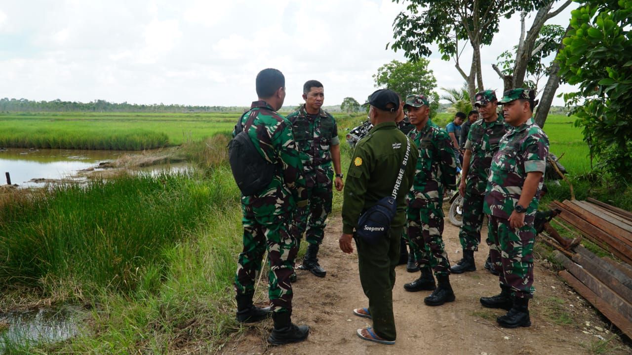 Program Optimalisasi Lahan Rawa (OPLAH) Kapuas di tinjau Danrem 102/Pjg