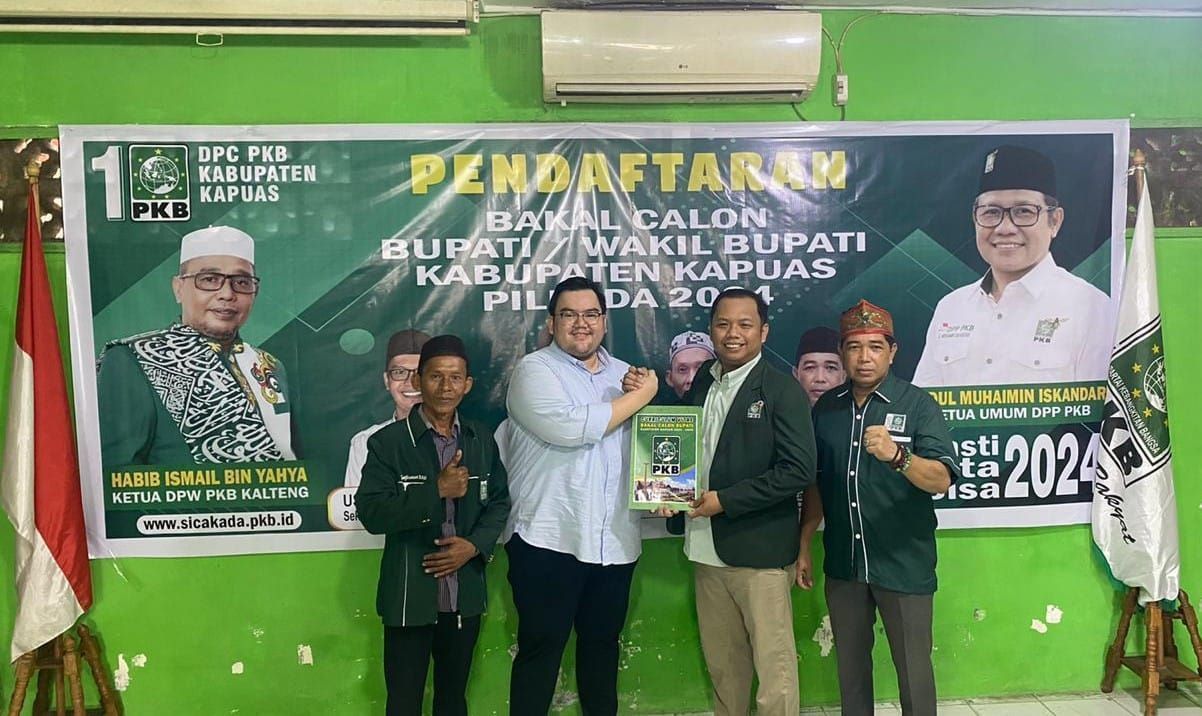 Aldo Daftar Ke PKB Sebagai Bupati Kapuas