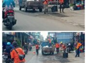 Dinas PUPR-KP Tangani Genangan Air di Jalan Melati Kuala Kapuas