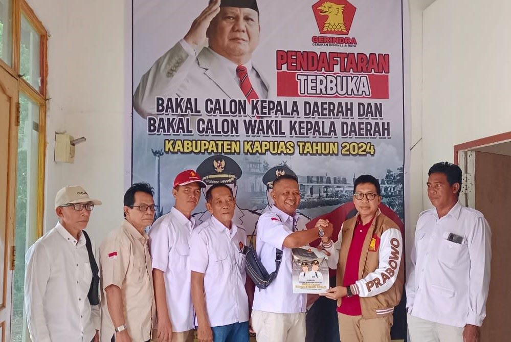 H. Rahmadi Muan Mendaftar Sebagai Calon Bupati Kapuas 2024-2029