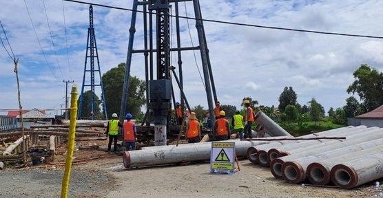 Pembangunan Jembatan Jejangkit di Barito Dikebut Pengerjaannya