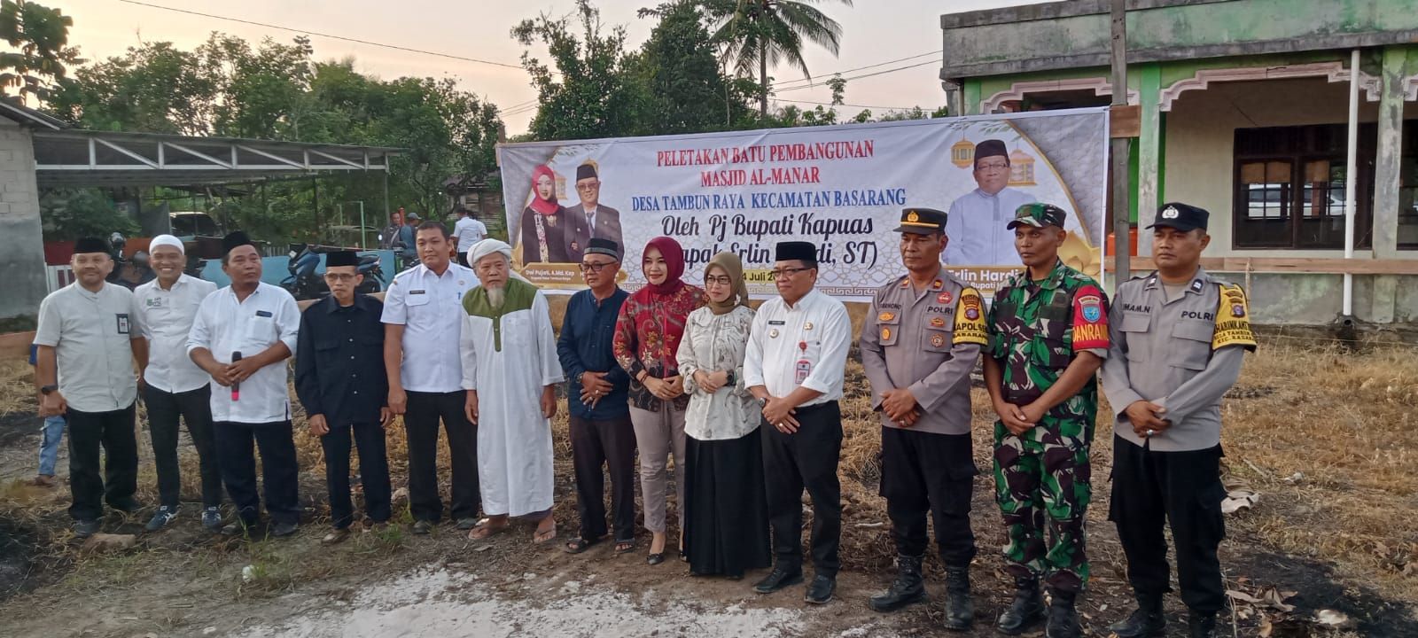 Pembangunan Masjid Al-Manar Desa Tambun Raya Akan Segera Dimulai