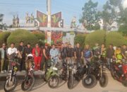 Ratusan Bikers Kapuas Tampil Gemilang dalam Rolling City