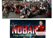 Meriah, Nonton Bareng Final AFF U-19 Thailand vs Indonesia di Rumah Jabatan Bupati Kapuas