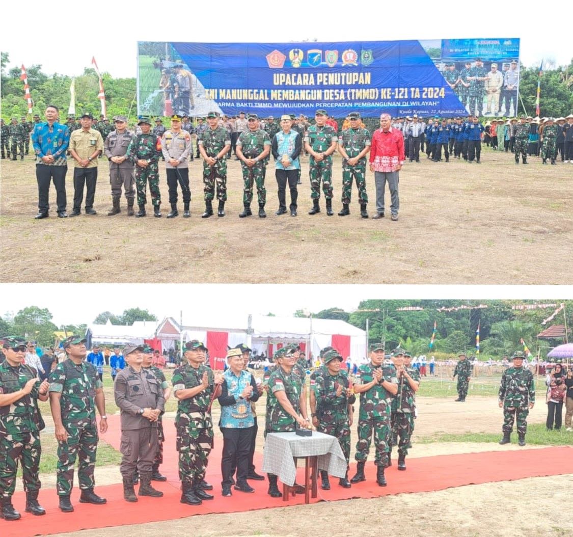 Penutupan TMMD Ke-121 di Desa Manyahi: Pangdam TNI Apresiasi Kerja Sama dan Hasil Program