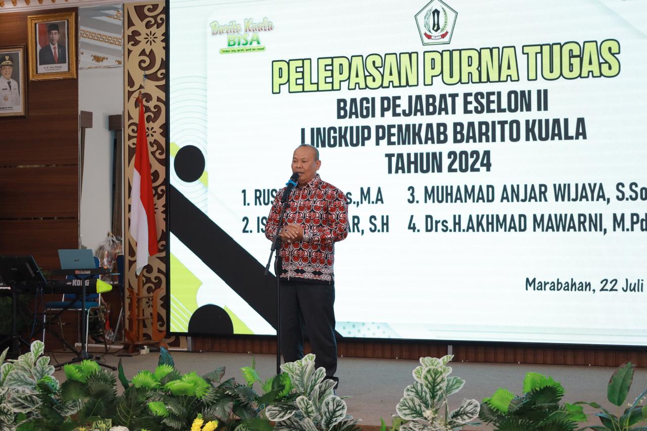 Pemkab Barito Kuala Lepas Pejabat Eselon II Purna Tugas