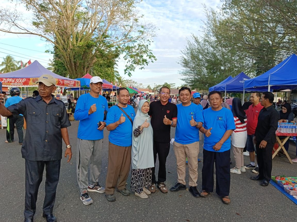 Bakal Calon Bupati Kapuas “ASA” Blusukan di Car Free Day, Sapa Warga dan Pelaku UMKM