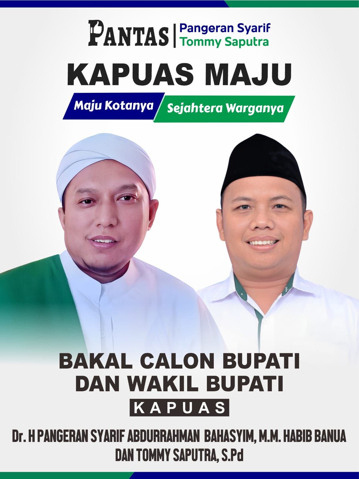 Risben Dukung Pasangan Habib-Tommy Maju Pilkada Kapuas