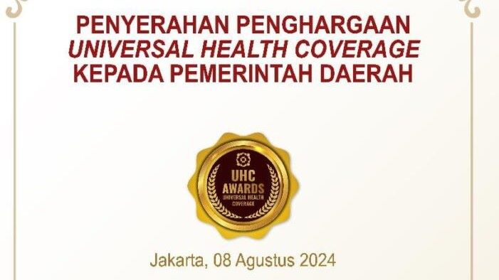 Kapuas Raih Penghargaan Bergengsi dari UHC: Bupati Erlin Hardi Terima Penghargaan Langsung dari Wapres Ma’ruf Amin