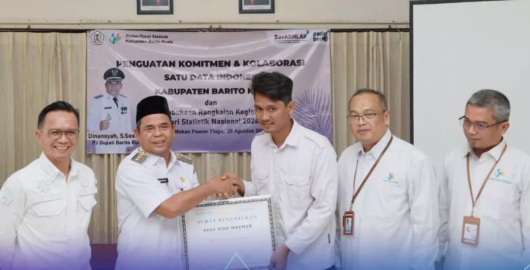 Pj Bupati Batola Resmi Membuka Kegiatan Penguatan Komitmen dan Kolaborasi Satu Data Indonesia