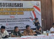 Bawaslu Kapuas Adakan Sosialisasi Pengawasan Pilkada Serentak 2024, Sinergi Masyarakat dan Bawaslu untuk Pemilu Bersih