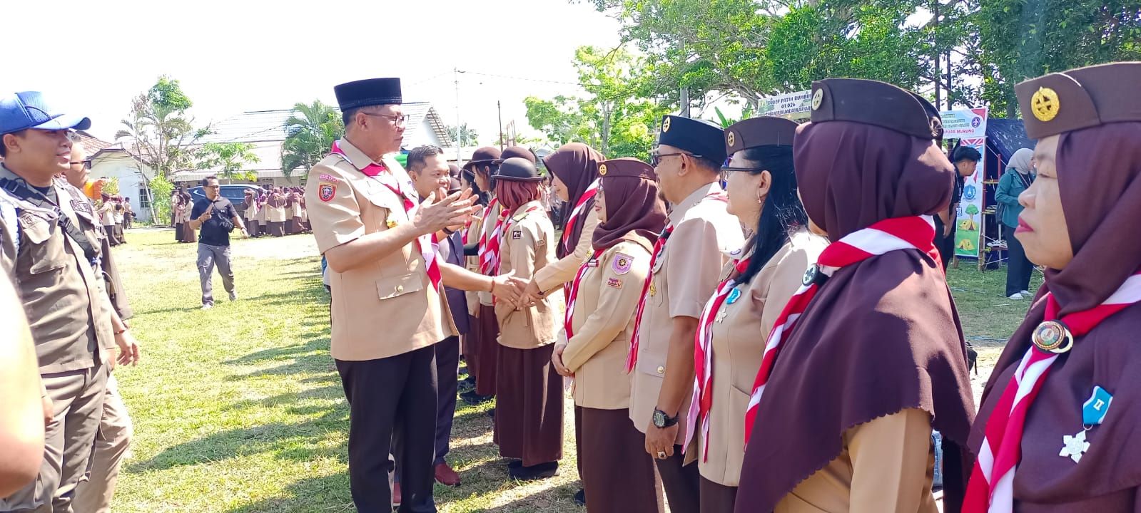 Pj. Bupati Kapuas Resmi Buka Perkemahan Tingang Menteng Scout Camp I