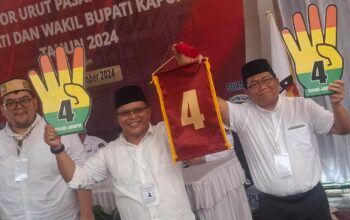 Paslon dengan Jargon ” Kapuas Cerdas ” Dapat Nomor Urut 4