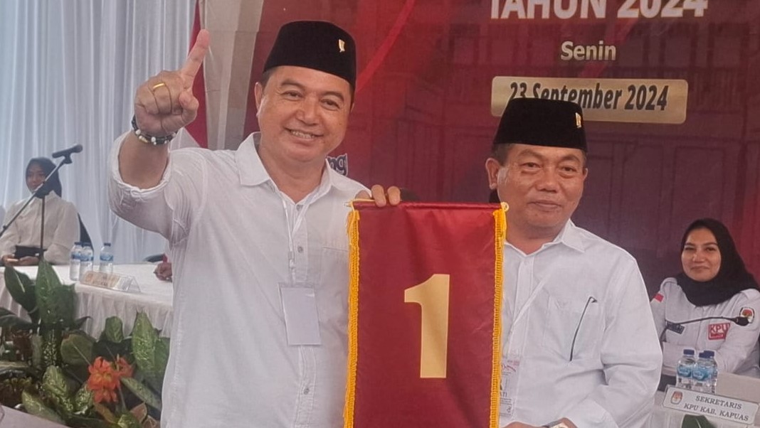 Paslon Wiyatno – Dodo dengan Jargon “Kapuas Bersinar” Dapat Nomor Urut 1