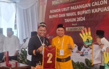 Paslon “PANTAS” Mendapat Nomor Urut 2 dalam Pilkada Kapuas