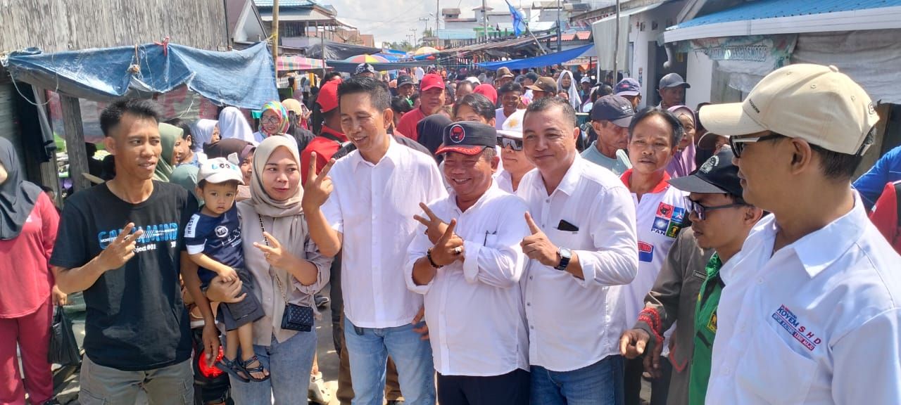 Wiyatno-Dodo Gelar Kampanye Bersama H. Nadalsyah Koyem di Desa Mantangai Hilir