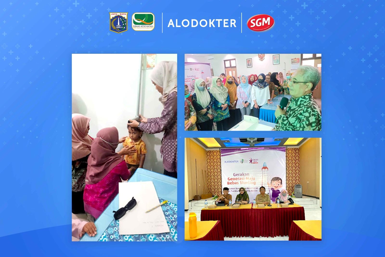 Kolaborasi Dinas Kesehatan, Danone Indonesia, Dan Alodokter: Sukses Gelar Program Pelatihan & Screening Generasi Maju Bebas Stunting 2024