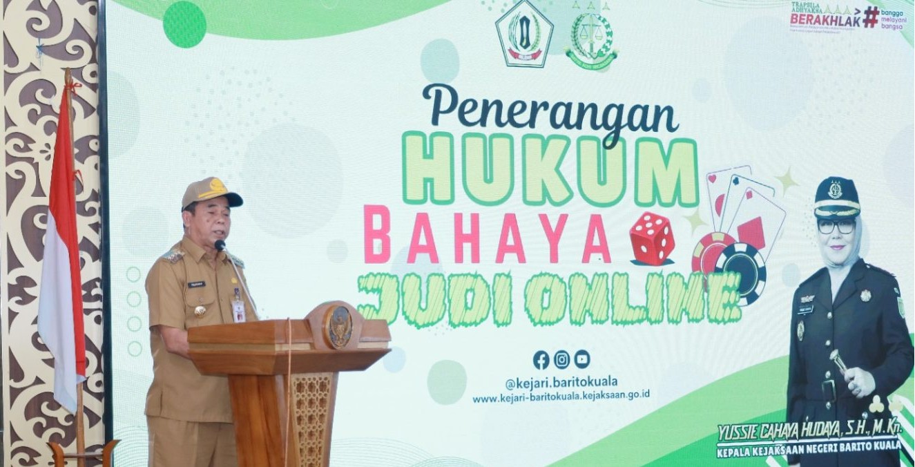 Kejari Barito Kuala Gelar Sosialisasi Bahaya Judi Online