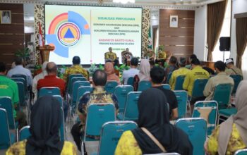 Pemkab Barito Kuala Gelar Sosialisasi dan FGD Penyusunan Kajian Resiko Bencana 2024