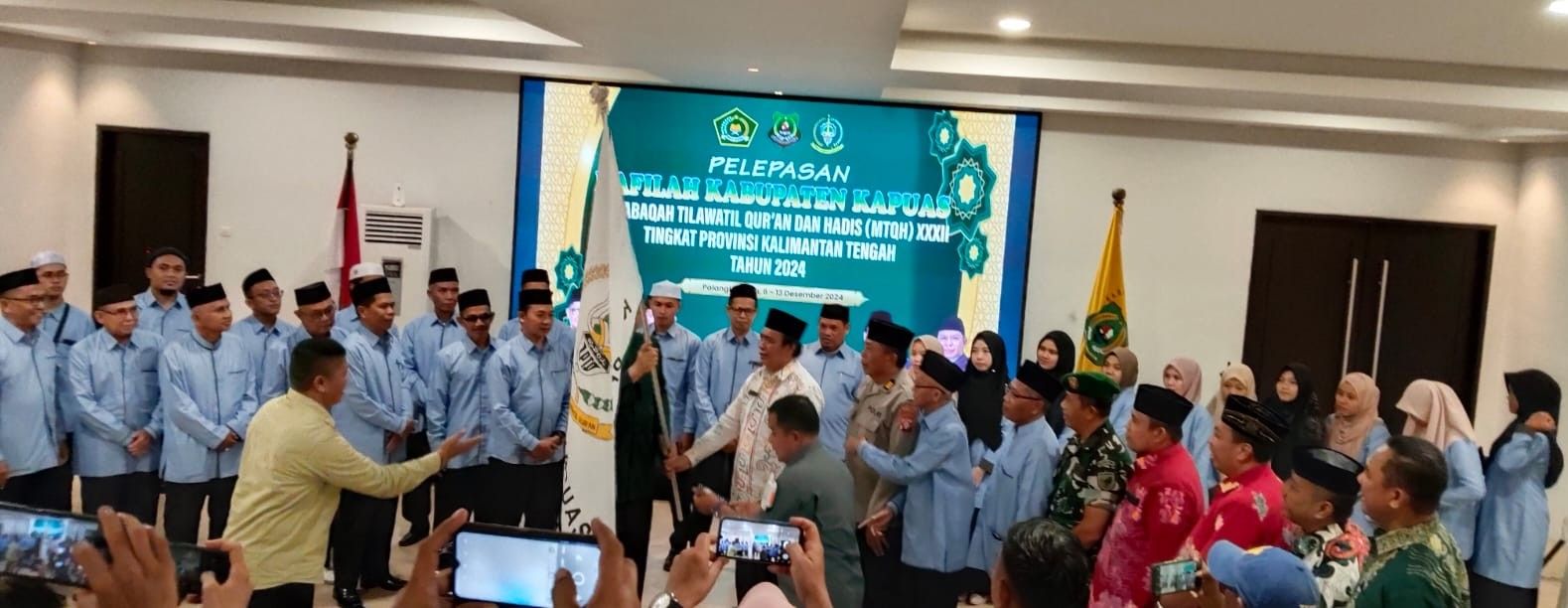 Bupati Kapuas Lepas Kafilah untuk MTQH Ke-XXXII di Palangkaraya