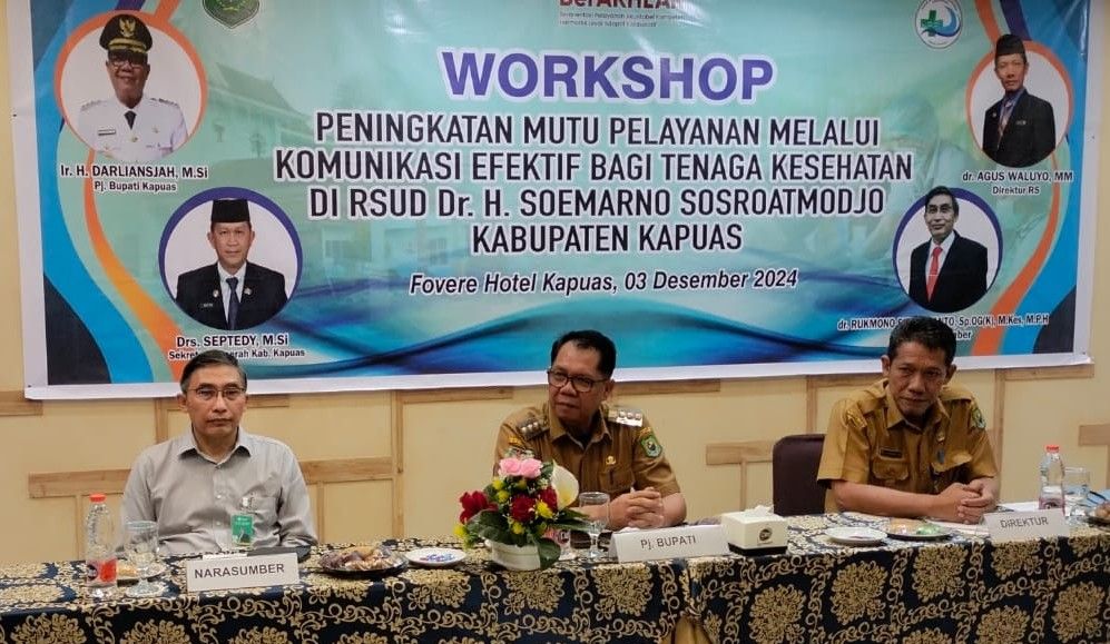 RSUD Dr. H. Soemarno Sosroatmodjo Tingkatkan Mutu Pelayanan Melalui Workshop Komunikasi Efektif