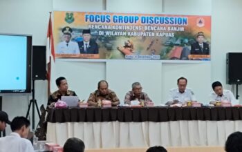 BPBD Kapuas Gelar FGD Penanganan dan Penanggulangan Banjir di Kapuas