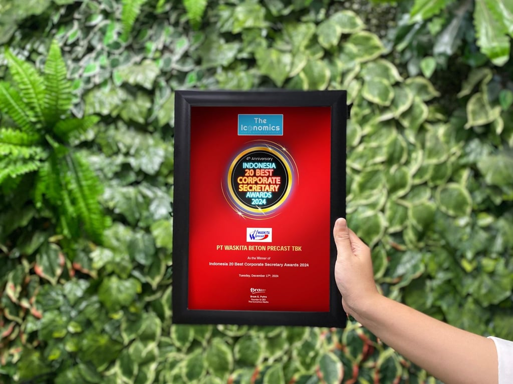 WSBP Terima Penghargaan Best Corporate Secretary Awards 2024