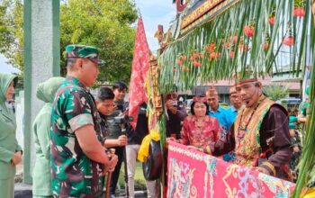 Kunjungan Awal Ramah Tamah dan Silaturahim Danrem 102/Pjg di Kapuas