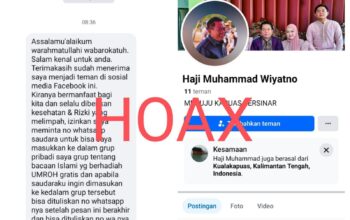 Akun Facebook Palsu Mengatasnamakan H M Wiyatno, Korban Laporkan ke Pihak Berwenang