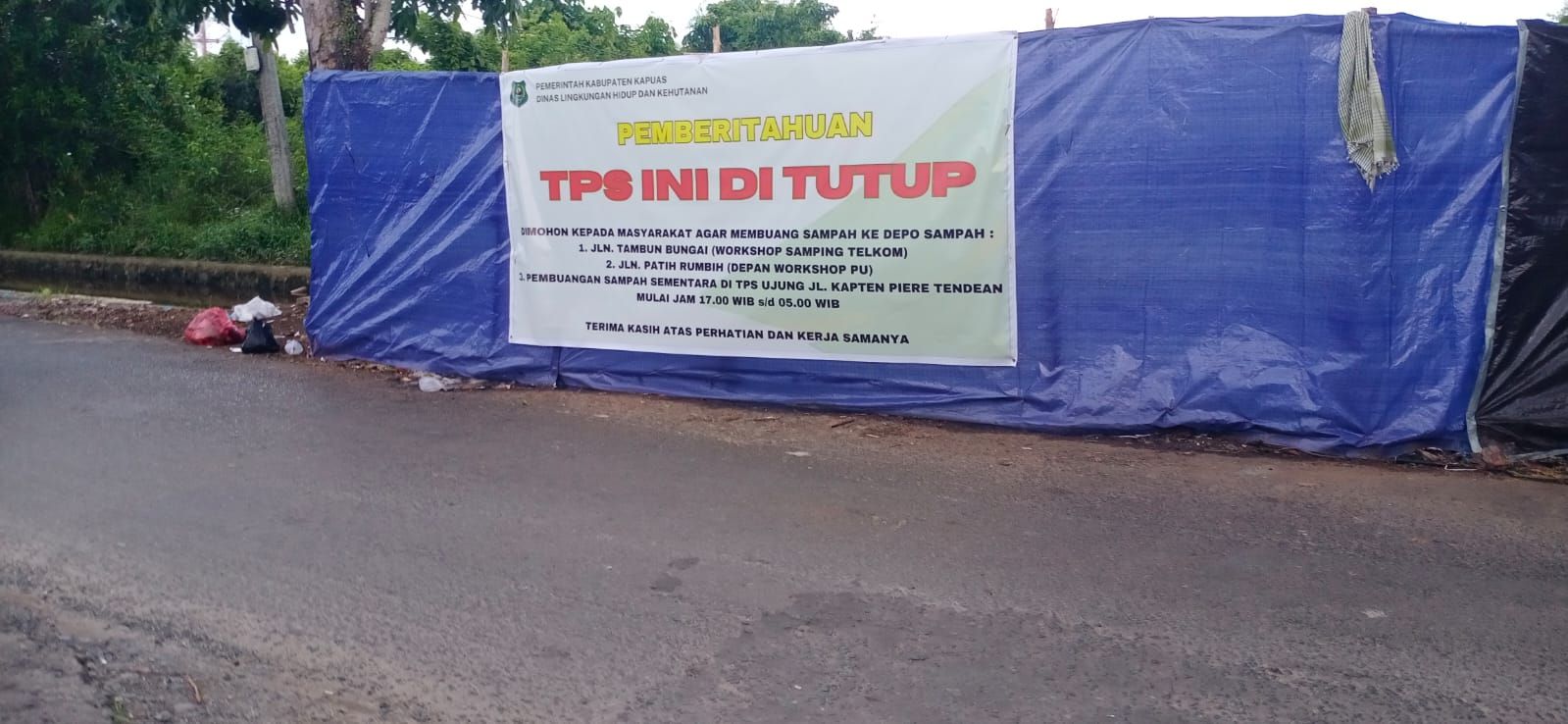 Warga Resah Akibat Penutupan Tempat Pembuangan Sampah Sementara (TPS) di Kapuas