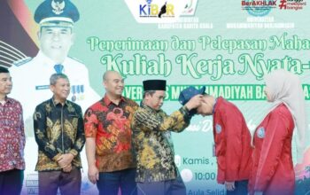 Pj Bupati Batola Terima Mahasiswa KKN Universitas Muhammadiyah Banjarmasin