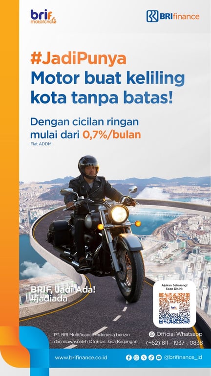 BRI Finance Berikan Promo Untuk Para Bikers Touring  Di Awal Tahun Baru dengan Motor Baru