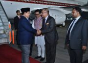 Presiden Republik Indonesia Prabowo Subianto Telah Tiba di India