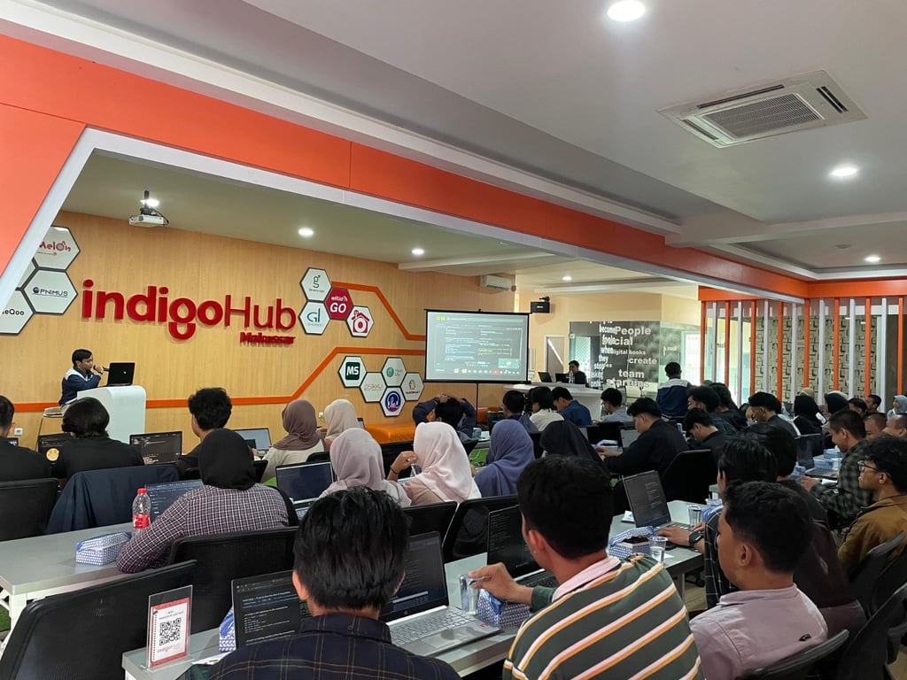 Indigo Telkom Dukung Tech Workshop Google Developer UINAM untuk Perkuat Komunitas Developer Makassar