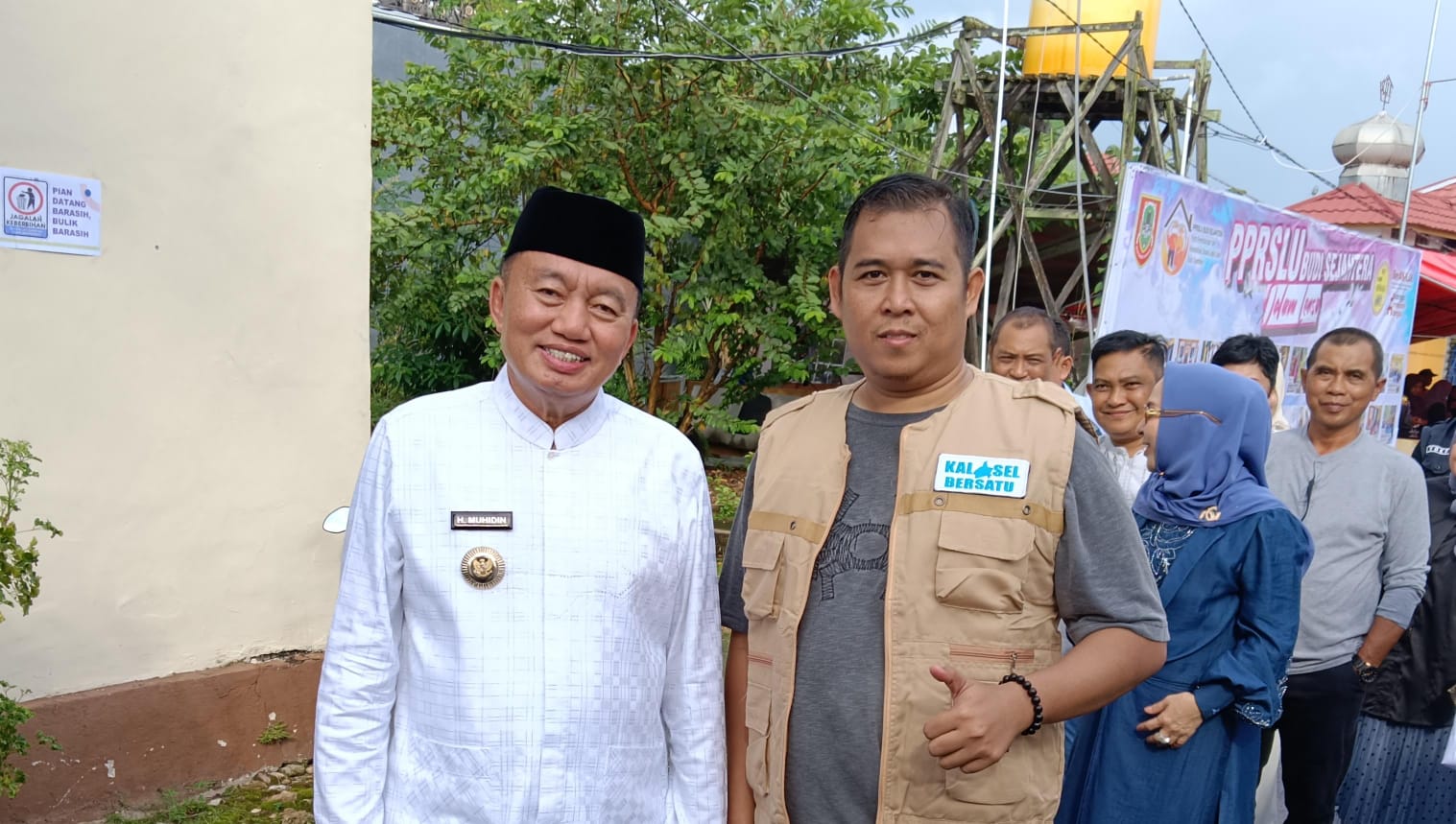 Gubernur Kalsel Didampingi Ketua Umum Kalsel Bersatu Tinjau Posko Singgah Haul Guru Sekumpul