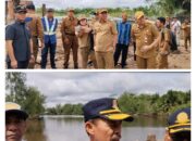 Dinas Perhubungan Kapuas Pantau Pelaksanaan Evakuasi Material Jembatan Tetusan Raya