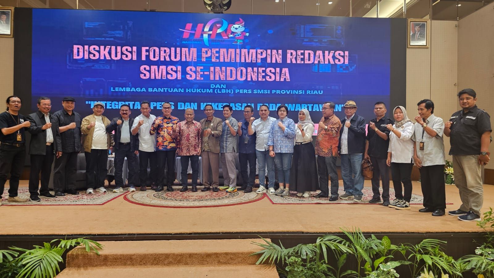 FGD Forum Pemred SMSI: Wartawan Berintegritas Sahabat Semua