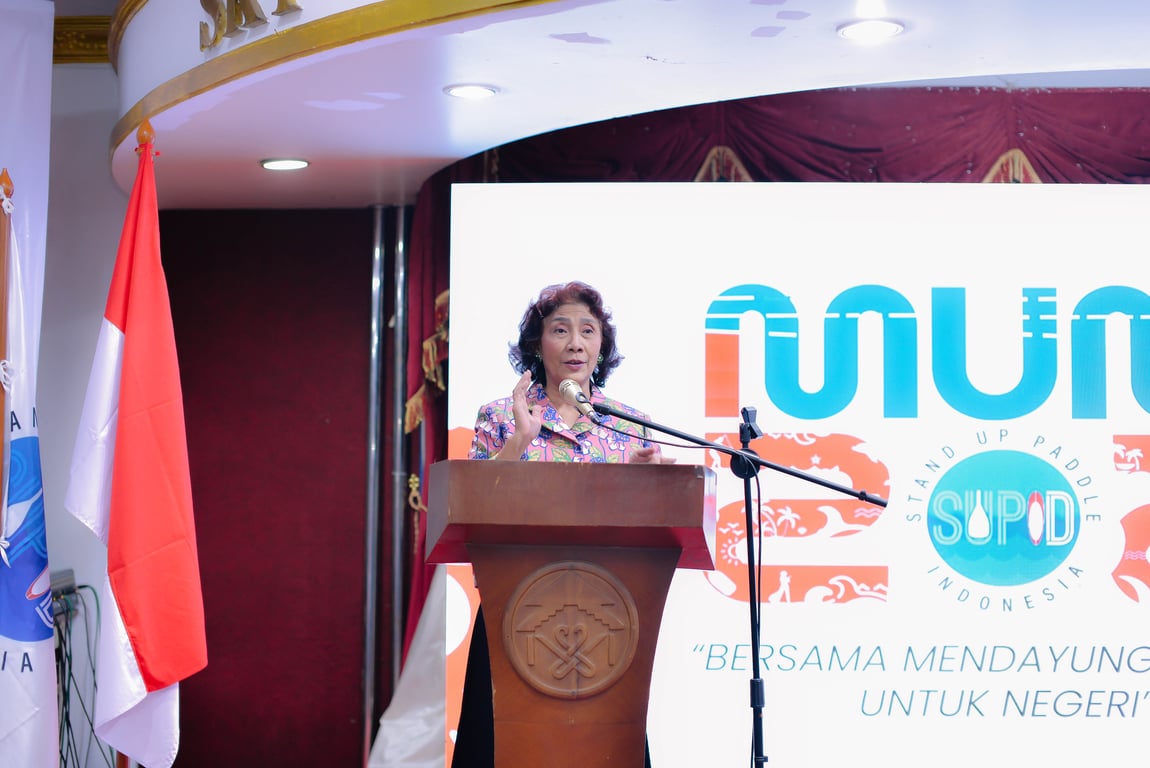 Ibu Susi Pudjiastuti sebagai ketua umum stand up paddle indonesia periode 2025 – 2028