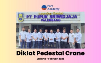 Tingkatkan Kompetensi, PT Pupuk Sriwidjaja Gandeng Port Academy Adakan Pelatihan Operator Crane