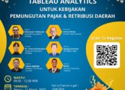 Visidata, Tableau Partner Indonesia, Gelar Seminar: Optimalisasi Pemungutan Pajak & Retribusi Daerah dengan Tableau Analytics